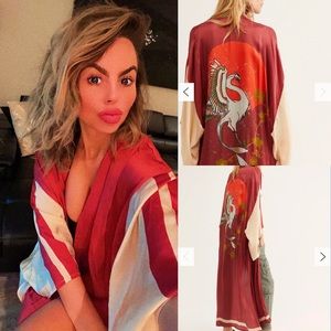 Rising Sun Maxi Kimono